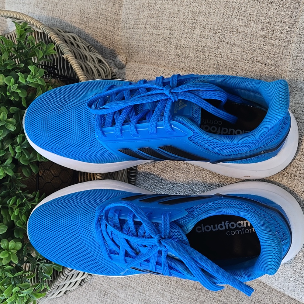 Adidas Bright Blue Athletic Shoes Men's Or Women's - Picture 2 of 11